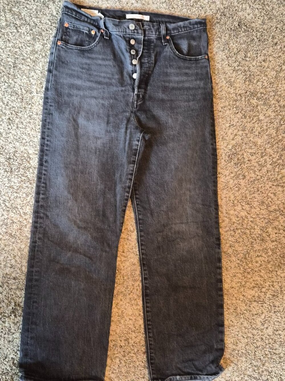 Levi's premium black denim jeans